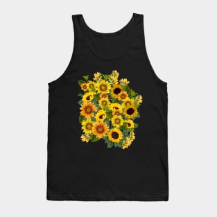 Sunflower Flowers -Bouquet of beautiful Sunflowers Tank Top